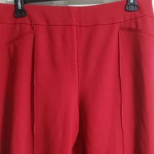 RED ROVER- NWT, XL, CATO, RED,  CLASSIC STYLE DRESS PANTS, PLEATED FRONT LEG....